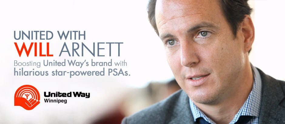 United with Will Arnett: Boosting United Way of Winnipeg’s brand with hilarious star-powered PSAs