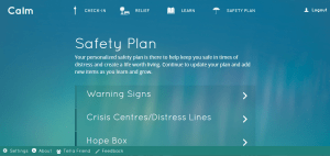 Develop a safety plan to manage stress more effectively.